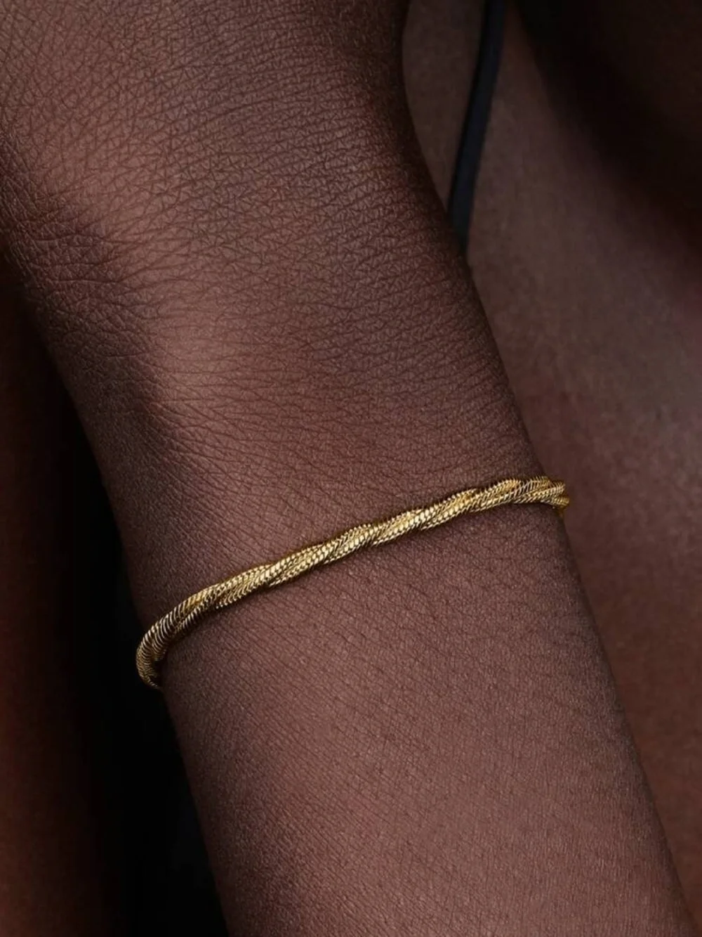 Pandora Clasp Twisted Snake Chain Bracelet